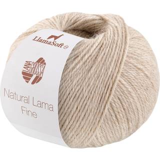 Lana Grossa Natural Lama Fine 110 Lys beige Indhold: 100% baby lamauld Vægt/Længde: 50 g = ca. 150 meter Anbefalede pinde: 4 mm Strikkefasthed: 10 x 10 cm = 25 m x 33 p Vask:Håndvask / Tørres fladt.