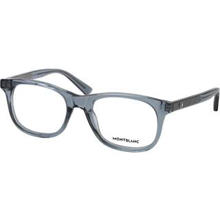 Montblanc Mand Montblanc MB0385O 010 Optiske stel Acetat Grå Transparent Firkantet