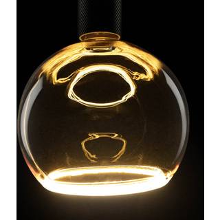 Segula LED globepære Svævende, E27, gul G200 6 W 922 dæmpbar