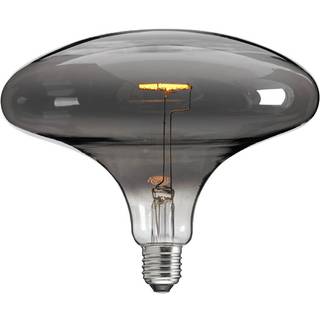 Nud ufo led lyskilde røgfarvet ø200mm e27 3w dæmpbar 2200k 83lm