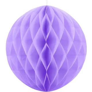 1 stk. Honeycomb Kugle Lilla 40 cm – Genanvendelig elegance til enhver fest