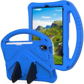 EIDERWOOD Børnevenligt Etui til iPad mini (2024) / mini (2021) med Kickstand – Blå