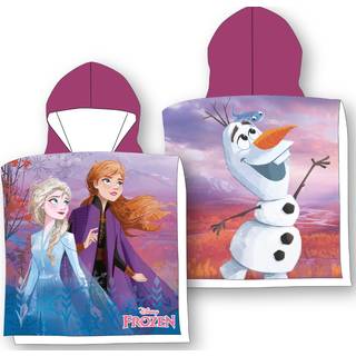 Disney Frost Poncho badehåndklæde med hætte - 100 procent bomuld