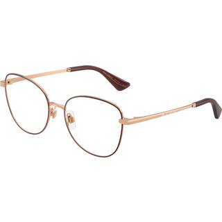 Dolce & Gabbana Kvinde DG1355 1333 Vista -rammer Stål Guld Transparent Sommerfugl Normal