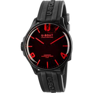U-Boat 8466/D Darkmoon Red IPB Herrenuhr 44mm 5ATM