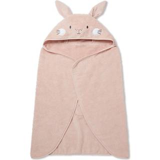 Mori MORI Pink Bunny 100% Cotton Super Soft Kids Hooded Towel