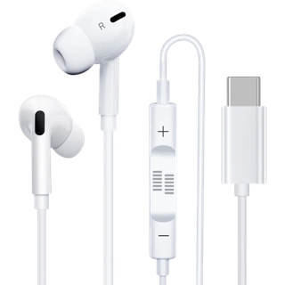 FEEL Line 250 USB-C hovedtelefoner med ledning, hvid ➞ På lager - klar til levering og afhentning