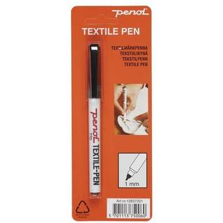 Penol 770 - Tekstilpen 1,0 mm Sort Permanent