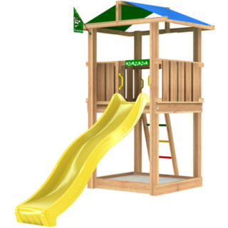 Jungle Gym Hut legetårn, komplet ekskl. rutsjebane