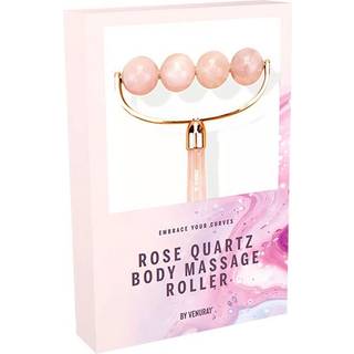 Venuray Gua Sha Massage Roller - Rosa Quartz
