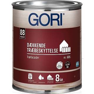 Gori 605 dækkende træbeskyttelse 0,75 liter - kulsort (På lager i varehus)