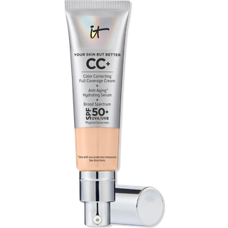 IT Cosmetics Your Skin But Better CC+ Cream Light Neutral - Color Correcting Cream Full-Coverage Foundation Hydrating Serum & SPF 50+ Solcreme -