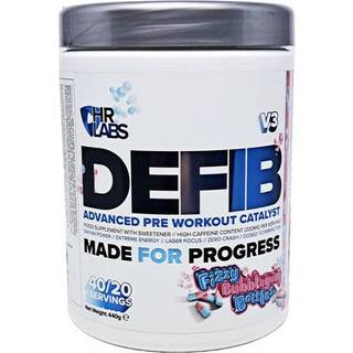 HR Labs - Defib V3 - Avanceret Pre Workout Katalysator, Fizzy Bubblegum Flasker - 440g