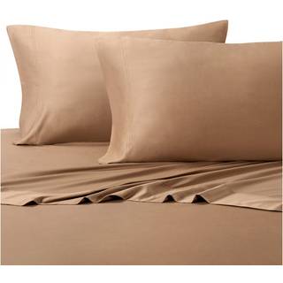 Royal Tradition Viscose fra Bambus Pillowcases Set med 2 King Solid Taupe Super Soft and Cool Pillow Case Set