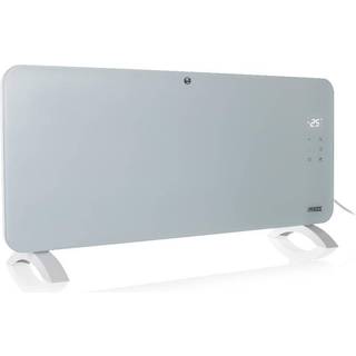 Smart Glass Panel Heater 2000 White App Controlled Radiator