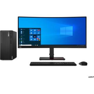 Lenovo ThinkCentre M75t Gen 2 AMD Ryzen™ 5 PRO 16 GB DDR4-SDRAM 512 GB SSD Windows 11 Pro Tower PC Sort