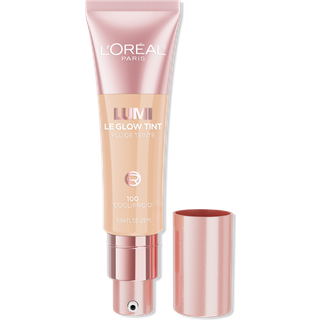 L’Oréal Paris Lumi Le Glow Skin Tint - Letvægts vandbaseret serum med foundation-lignende dækning og glødgivende illuminator, 0,85 fl oz