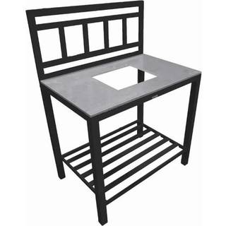 Venture Design Atlantis udendørskøk Sort/silver 90 x 60 cm