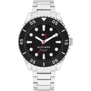 Tommy Hilfiger Oceanic Diver Watch Silver