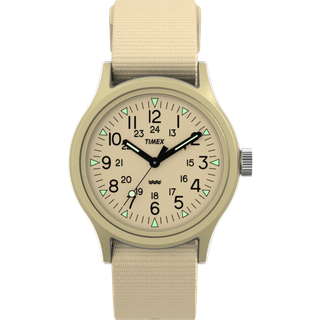 TIMEX MK1 Resin, beige med nylonrem