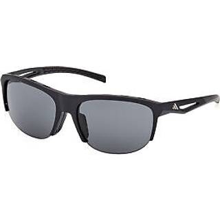 Adidas Sport Unisex SP0112 02A Solbriller Injiceret Sort Røg Firkantet Normal