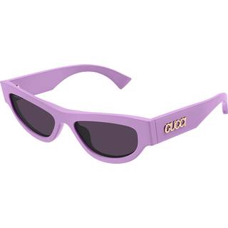 Gucci Kvinde GG1834S 004 Solbriller Acetat Violet Violet Cat Eye