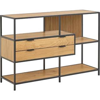 Seaford Reol - 114 x 35 x 78 cm (Sort)