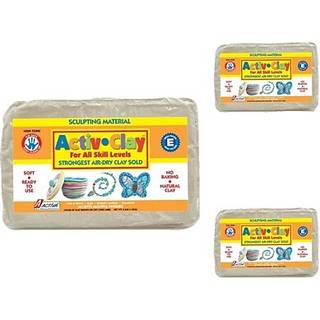 Activa-produkter Activ-Clay til kunst og h?ndv?rk 9,9 pund hvid