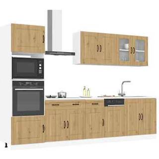 7 Dele Køkkenskabssæt Kalmar Konstrueret Træ - artisan eg