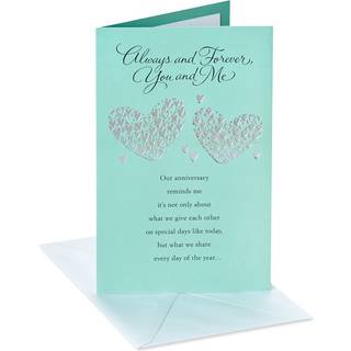 Amerikanske hilsener romantisk jubil?umskort (st?rste gave)