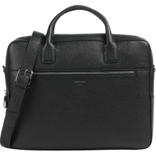 Tiger of Sweden Beridare Double Zip Leather Briefcase Black