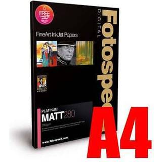 Fotospeed Platinum Matt 280 g/m² - A4, 25 ark