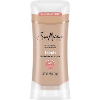 Shea Moisture Deodorant Stick 72h Lugtkontrol Kokosnd & Hibiscus Frisk Aluminium Fri 2,6 oz