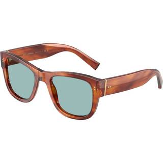 Dolce & Gabbana Mand DG4338 322180 Solbriller Acetat Skildpadde Blå Firkantet Normal