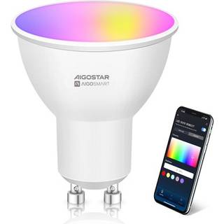 Bluetooth Mesh Smart LED-Pære GU10 6,5W RGB+CCT - 2-pak - Kulør : RGB + CCT (Varm til Kold Hvid)