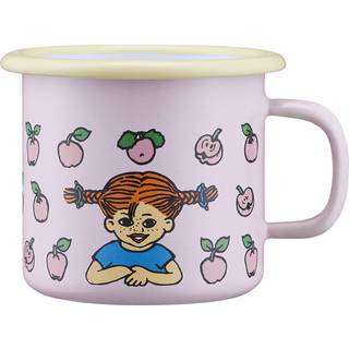 Muurla Pippi Fruits krus 25 Cl - Børneservice Emalje Rosa - 1405-025-01
