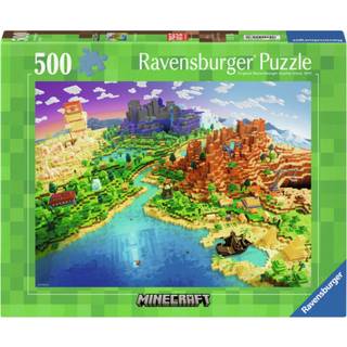 Ravensburger World of Minecraft Puslespil 500 Brikker