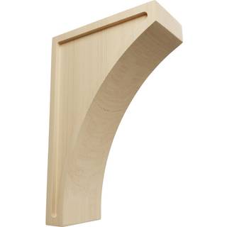 Ekena Millwork CORW03X06X10LWRW-CASE-2 STORE LAWSON WOOD CORBELS 3 """" W X 6 1/2 """" D X 10 """" H Rubberwood