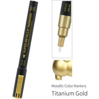 DSPIAE MKS Super Metallic Colors - MKS-02 Super Metallic Color Markers - Titanium Gold