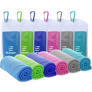 Sukeen K?leh?ndkl?de (40""""x12"""") Ish?ndkl?de Bl?dt ?ndbart k?ligt h?ndkl?de Mikrofiberh?ndkl?de til Yoga Sport L?be Gym Workout Camping Fitness T