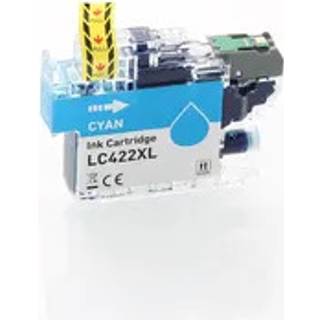 kompatibel printer patron til brother lc422xlc cyan mfc-j5340dw mfc-j5345dw mfc-j5740dw mfc-j6540dw