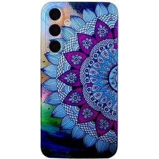 Samsung Galaxy S24 FE Stilfuld Ultra-Slim TPU Cover - Mandala blomst