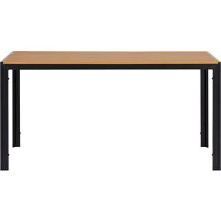 Noah havebord sort,teak dekor.