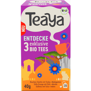 Teaya Sæt med et udvalg af 3 økologiske tesorter 798.75 DKK/1 kg