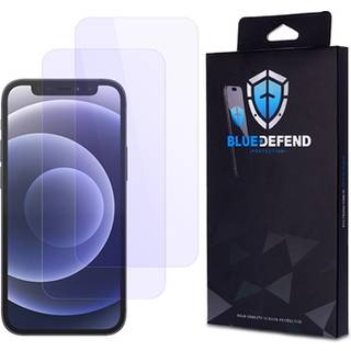iPhone 12 BlueDefend Anti-Blue Light Skærmbeskyttelse Hærdet Glas - 2 stk.