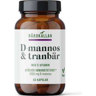 Närokällan D-Mannose + Tranebær, 60 kapsler