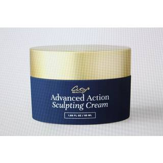 City Beauty Advanced Action Sculpting Cream - Løsning til Saggy Jawline Drooping Face and Neck Wrinkles - Firming Cream til løs sagende hud