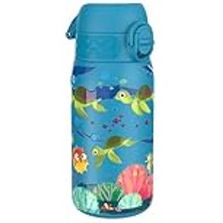 Børnevandflaske, rustfrit stål, 400ml, Sea Turtle - Ion8