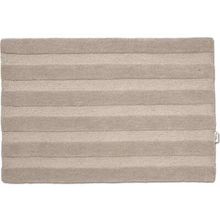 Stripe dørmåtte beige