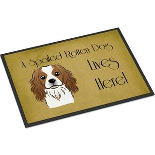 """" Caroline's Treasures BB1472Mat Cavalier Spaniel forkælet hundeliv her indendørs eller udendørs mat 18 x 27 """" ""Multicolor"" ""